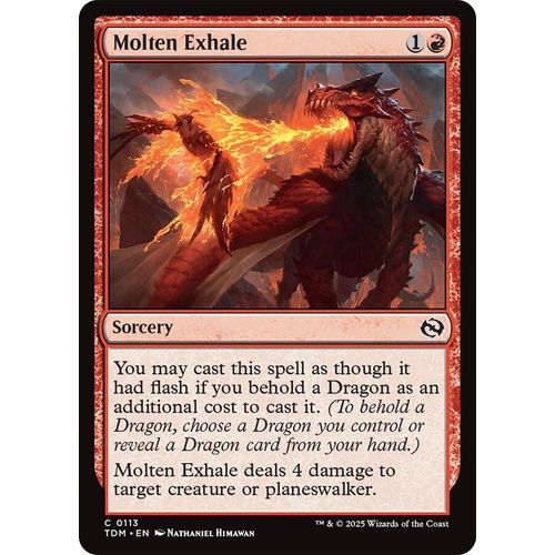 Molten Exhale (113) (Tarkir: Dragonstorm) - PokéBox Australia