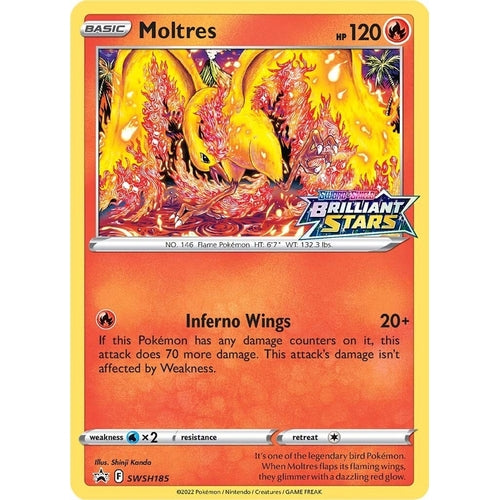 Moltres - SWSH185 (SWSH185) (SWSH: Sword & Shield Promo Cards) - PokéBox Australia