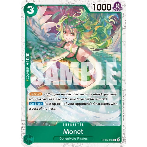 Monet (Pirate Foil) (OP05 - 036) (Premium Booster - The Best - Vol. 2) - PokéBox Australia