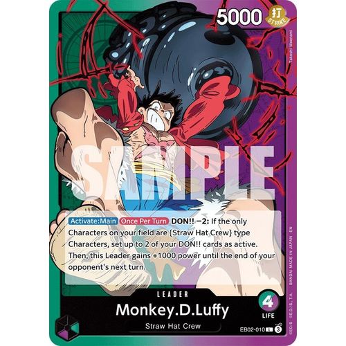 Monkey.D.Luffy (010) (EB02 - 010) (Extra Booster: Anime 25th Collection) - PokéBox Australia