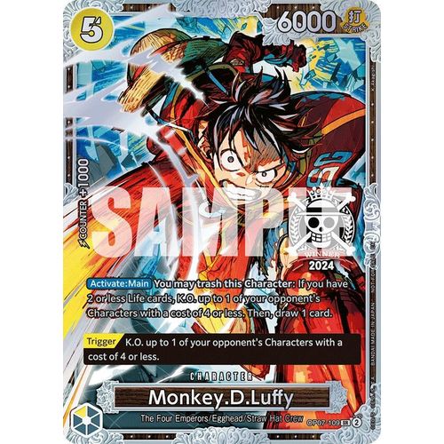 Monkey.D.Luffy (Championship 2024 World Final 2nd Place) (OP07 - 109) (One Piece Promotion Cards) - PokéBox Australia