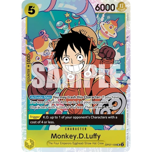 Monkey.D.Luffy - OP07 - 109 (Reprint) (OP07 - 109) (Premium Booster - The Best - Vol. 2) - PokéBox Australia