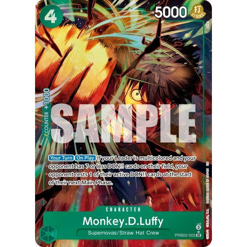 Monkey.D.Luffy - PRB02 - 005 (Alternate Art) (PRB02 - 005) (Premium Booster - The Best - Vol. 2) - PokéBox Australia