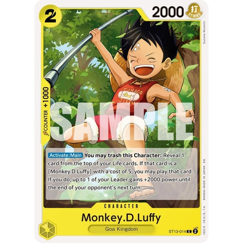 Monkey.D.Luffy - ST13 - 014 (Reprint) (ST13 - 014) (Premium Booster - The Best - Vol. 2) - PokéBox Australia
