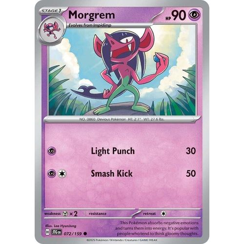 Morgrem (072/159) (SV09: Journey Together) - PokéBox Australia