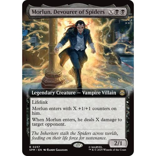 Morlun, Devourer of Spiders (Extended Art) (257) (Marvel's Spider - Man) - PokéBox Australia