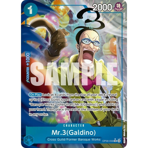 Mr.3(Galdino) - OP09 - 056 (Alternate Art) (OP09 - 056) (Premium Booster - The Best - Vol. 2) (PRB - 02) - PokéBox Australia