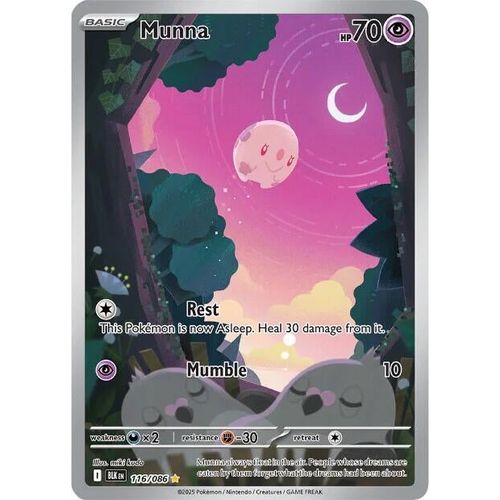 Munna (116/086) (SV: Black Bolt) - PokéBox Australia