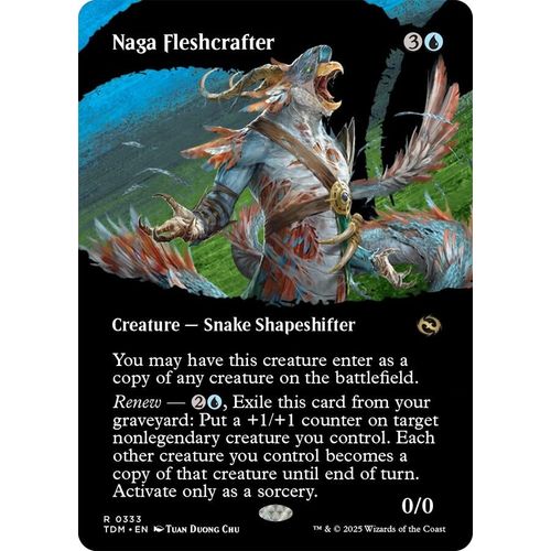 Naga Fleshcrafter (Borderless) (333) (Tarkir: Dragonstorm) - PokéBox Australia