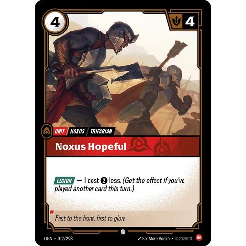 Noxus Hopeful (012/298) (Origins) - PokéBox Australia