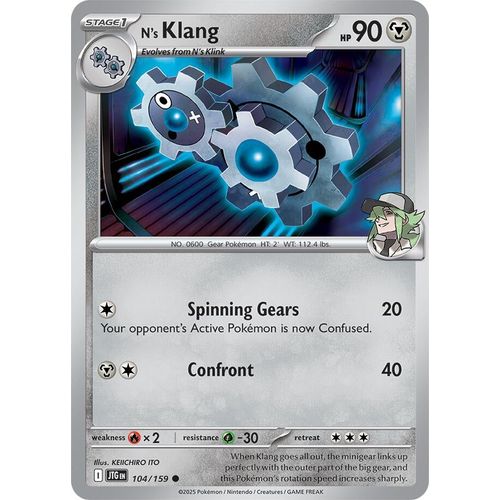N's Klang (104/159) (SV09: Journey Together) - PokéBox Australia
