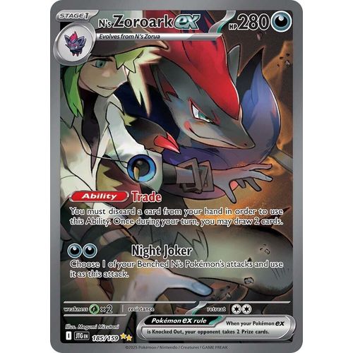 N's Zoroark ex (185/159) (SV09: Journey Together) - PokéBox Australia