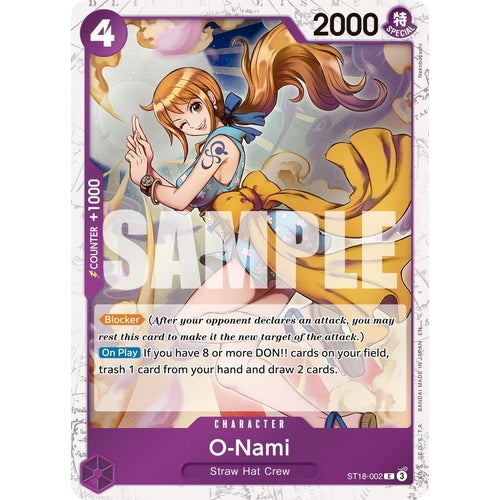 O - Nami (Pirate Foil) (ST18 - 002) (Premium Booster - The Best - Vol. 2) - PokéBox Australia