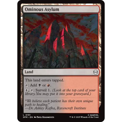 Ominous Asylum (181) (Marvel's Spider - Man) - PokéBox Australia