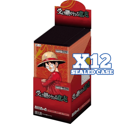 carrying on his will - booster box One Piece OP-13 Japanese WAM CARDS The Theme for the Coming 3rd Anniversary is the Three Brothers EnglishOne Piece Card Game Carrying