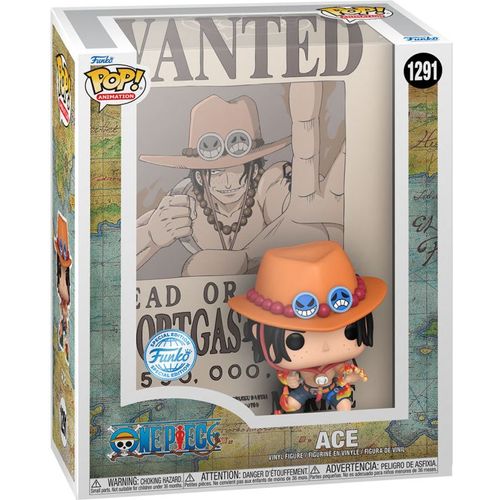 One Piece - Portgas D Ace Wanted US Exclusive Pop! Vinyl Figure Cover - PokéBox Australia