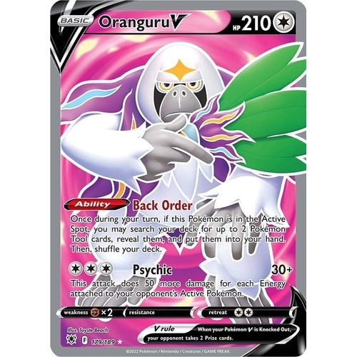 Oranguru V (Full Art) (179/189) (SWSH10: Astral Radiance) - PokéBox Australia