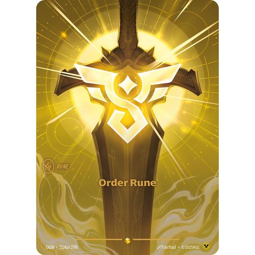 Order Rune (Alternate Art) (214a/298) (Origins) - PokéBox Australia