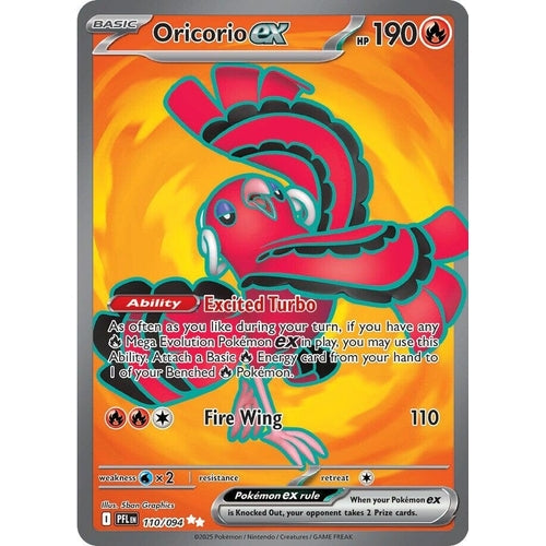 Oricorio ex (110/094) (ME02: Phantasmal Flames) - PokéBox Australia
