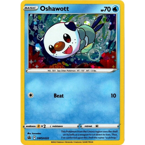 Oshawott - SWSH222 (Cosmo Holo) (SWSH222) (SWSH: Sword & Shield Promo Cards) - PokéBox Australia
