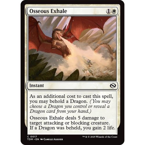 Osseous Exhale (17) (Tarkir: Dragonstorm) - PokéBox Australia