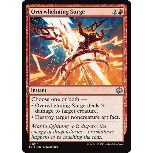 Overwhelming Surge (115) (Tarkir: Dragonstorm) - PokéBox Australia