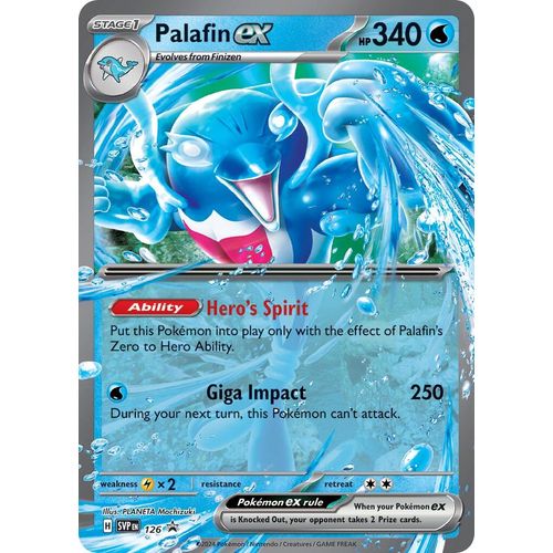 Palafin ex - 126 (126) (SV: Scarlet & Violet Promo Cards) - PokéBox Australia