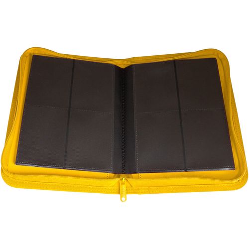 Palms Off Gaming - 4 Pocket Collectors Series Trading Card Binder (Yellow) - PokéBox Australia