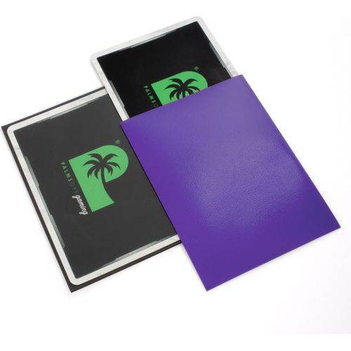 Palms Off Gaming - Purple - Standard Blackout Deck Sleeves - PokéBox Australia