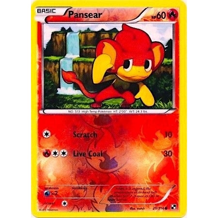 Pansear - 21/114 (Energy Holo) (021/114) (Miscellaneous Cards & Products) - PokéBox Australia