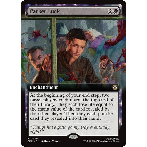Parker Luck (Extended Art) (258) (Marvel's Spider - Man) - PokéBox Australia
