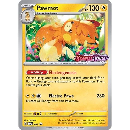 Pawmot - 006 (Prerelease) (006) (SV: Scarlet & Violet Promo Cards) - PokéBox Australia