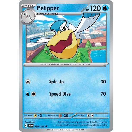 Pelipper (039/159) (SV09: Journey Together) - PokéBox Australia