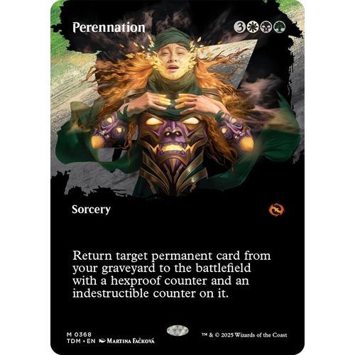 Perennation (Borderless) (368) (Tarkir: Dragonstorm) - PokéBox Australia