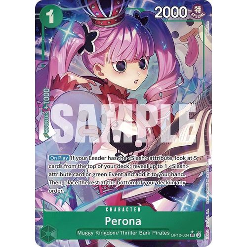 Perona (Alternate Art) (OP12 - 034) (Legacy of the Master) - PokéBox Australia