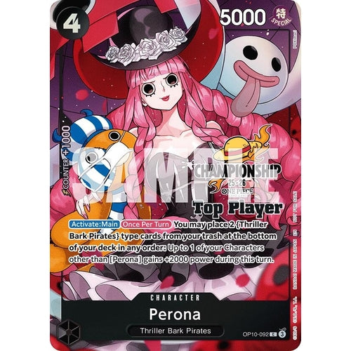 Perona (CS 25 - 26 Top Player Pack) (OP10 - 092) (One Piece Promotion Cards) - PokéBox Australia