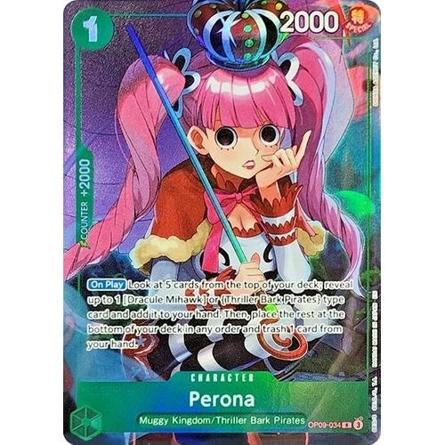 Perona (Illustration Box Vol.4) (OP09 - 034) (One Piece Promotion Cards) - PokéBox Australia