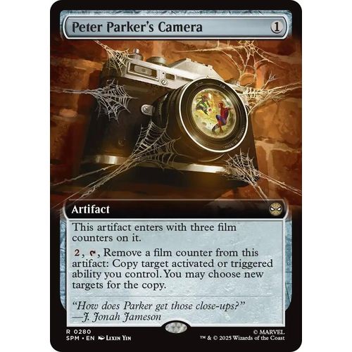 Peter Parker's Camera (Extended Art) (280) (Marvel's Spider - Man) - PokéBox Australia