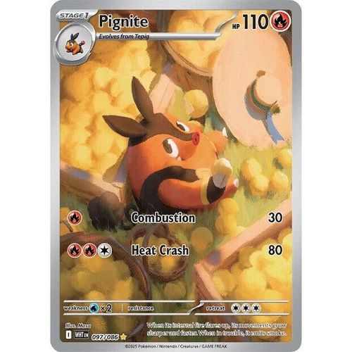 Pignite (097/086) (SV: White Flare) - PokéBox Australia
