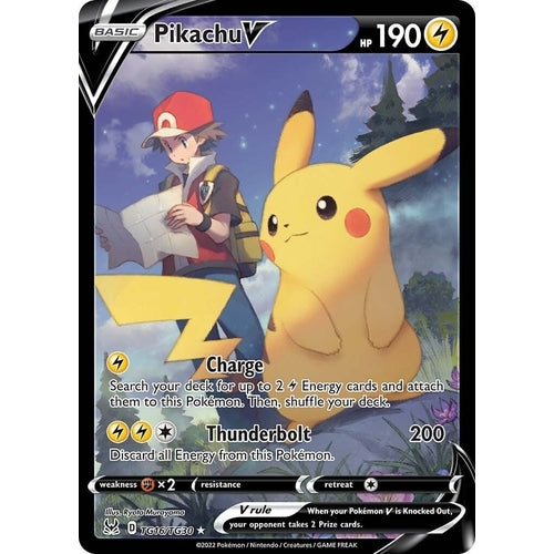 Pikachu V (TG16/TG30) (SWSH11: Lost Origin Trainer Gallery) - PokéBox Australia