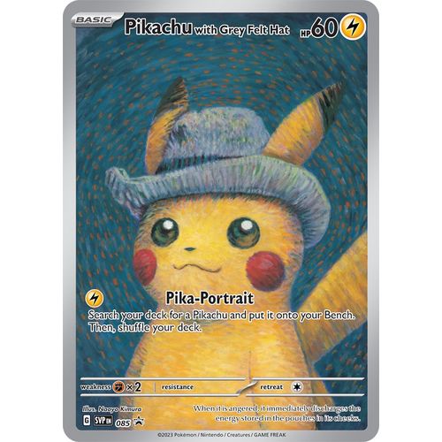 Pikachu with Grey Felt Hat (085) (SV: Scarlet & Violet Promo Cards) - PokéBox Australia