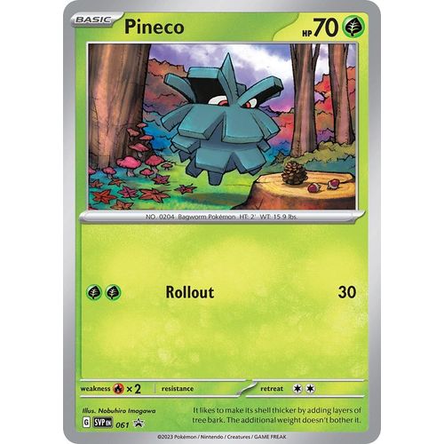Pineco - 061 (061) (SV: Scarlet & Violet Promo Cards) - PokéBox Australia