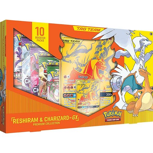 POKÉMON TCG - Charizard & Reshriam GX Premium Collection - Slight Box Damage - PokéBox Australia