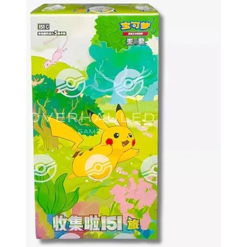 Pokemon TCG: Collect 151 Journey Slim Booster Box (S - Chinese) - PokéBox Australia