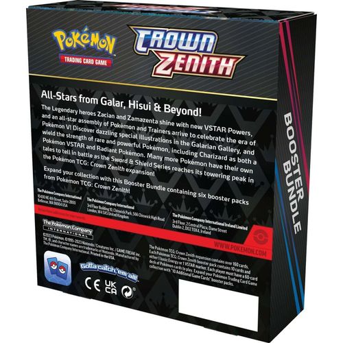 POKÉMON TCG Crown Zenith - Booster Pack Bundle Set - PokéBox Australia