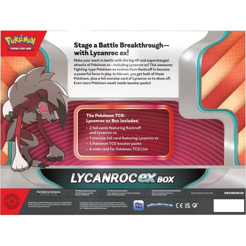POKÉMON TCG Lycanroc ex Box - PokéBox Australia