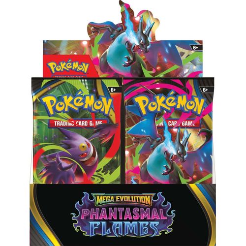 Pokemon TCG: Mega Evolution ME02 - Phantasmal Flames Booster Box - PokéBox Australia