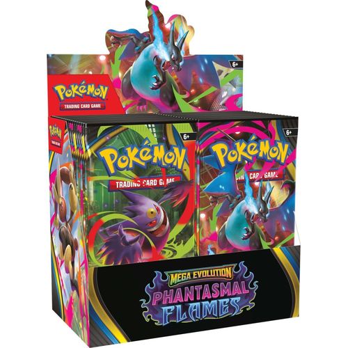 Pokemon TCG: Mega Evolution ME02 - Phantasmal Flames Booster Box - PokéBox Australia