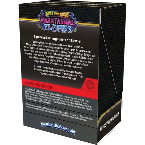 Pokemon TCG: Mega Evolution ME02 - Phantasmal Flames Booster Bundle - PokéBox Australia