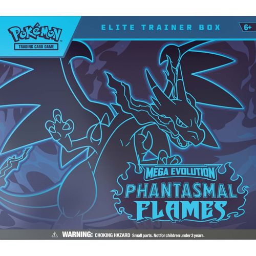 Pokemon TCG: Mega Evolution ME02 - Phantasmal Flames Elite Trainer Box (ETB) - PokéBox Australia